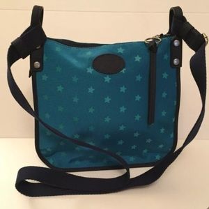 Fossil Blue Star Cross Body Bag Purse